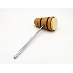 Low Boy Felt Daddy Beater - Natural With Black Stripes