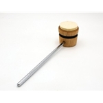 Low Boy Lightweight Felt Daddy Beater - Natural with Black Stripe