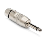 Adapter, Xlr3f To 1/4 In Trs