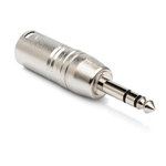 Adapter, XLR3M to 1/4-in. TRS