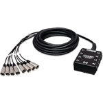 Pro-conex Little Bro' Sub Snake, Hosa 8 X Xlr Sends And No Returns, 25 Ft