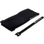Cable Tie, Hook & Loop 0.5 In X 8 In, 50 Pc