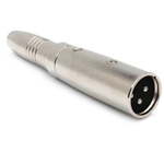 Adapter, 1/4 in. TRS to XLR3M