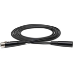 Economy Microphone Cable, Hosa XLR3F to XLR3M, 25 ft.