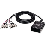Pro-Conex Little Bro' Sub Snake, Hosa 6 x XLR Sends and 2 x 1/4 in. TRS Returns, 50 ft.