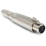 Adapter, 1/4 in. TRS to XLR3F