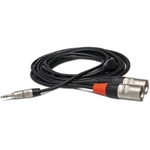 Pro Stereo Breakout, REAN 3.5 mm TRS to Dual XLR3M, 3 ft.
