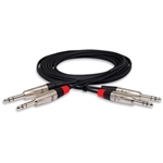 Pro Stereo Interconnect, Dual REAN 1/4 in. TRS to Same, 5 ft.