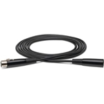 Economy Microphone Cable, Hosa XLR3F to XLR3M, 10 ft.