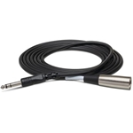 Balanced Interconnect, 1/4 in. TRS to XLR3M, 20 ft.