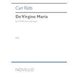 De Virgine Maria (Part) - for SATB and Harp
