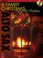 Family Christmas Around The Fireplace