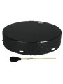 Bahia Buffalo Drum - 16 inch. x 3.5 inch. Pre-Tuned Bahia Bass Drumhead with Black Earth Shell