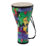 Kids Percussion 8 inch. Djembe - Rain Forest Finish