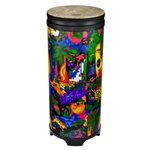 Kids Percussion 12 inch. Tubano Drum Fliptop - Rain Forest Finish