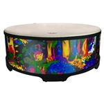Kids Percussion Gathering Drum, Comfort Sound Technology - 18 inch., Rain Forest Finish