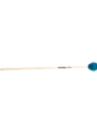 Medium Hard Legato Marimba Mallets - Teal Yarn - Natural Birch