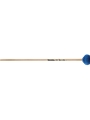 Medium Hard Concerto Marimba Mallets - Electric Blue Bamboo Cord - Birch
