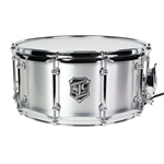 Alpha Aluminum Snare, 6.5 inch. x 14 inch. - 1.2mm Brushed Aluminum shell