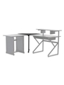 Content Creator Furniture Series Corner Desk Section In Black Finish