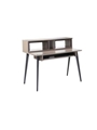 Elite Furniture Series Main Desk In Driftwood Grey Finish