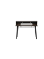 Elite Furniture Series 61-note Keyboard Table In Dark Walnut Finish