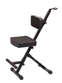 Deluxe Guitar Seat W/ Adjustable Back Rest & Guitar Hanger