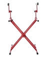 Frameworks Heavy-duty 2 Tier x Style Keyboard Stand With Rubberized Leveling Feet; Re