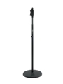 Frameworks Roundbase Mic Stand With 12 Round Base And Deluxe One-handed Clutch