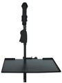 Gator Frameworks Large Microphone Stand Clamp-on Utility Shelf, Capacity Up To 10lbs.
