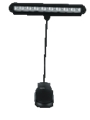 Gator Frameworks Clip-on Red Led Music Lamp With Adjustable Neck