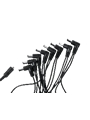 8-output Daisy Chain Power Adapter Cable With Female Input Barrel Plug
