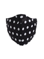 Reusable And Washable Face Mask In Polka Dot Style