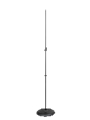 Rok-it Tubular Microphone Stand With 10o Round Base And Easy-twist Clutch Height Adjust