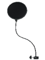 Rok-it Single Layer Microphone Pop Filter With Clamp Mount.