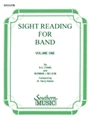 Sight Reading For Band  Volume 1