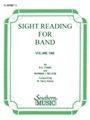 Sight Reading For Band  Volume 1