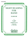 Sight Reading For Band  Volume 1