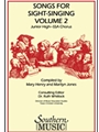 Songs For Sight Singing-Junior High Treble Volume 2