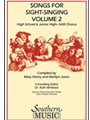 Songs For Sight Singing-High School/Junior High SAB Volume 2