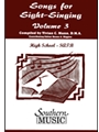 Songs For Sight Singing-High School SATB-Volume 3