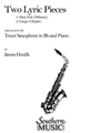 Two Lyric Pieces (Beau Soir/Largo)