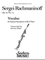 Vocalise  Opus 34 #14