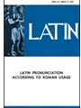 Latin Pronunciation According To Roman