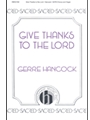 Give Thanks To The Lord