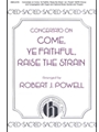 Concertato on Come, Ye Faithful, Raise the Strain