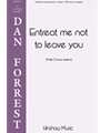 Entreat me not to leave you