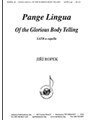 Pange Lingua