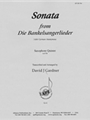 Sonata From die Bankelsangerlieder - Aattb Sax 5 -