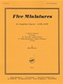 Five Miniatures - Sax Qt